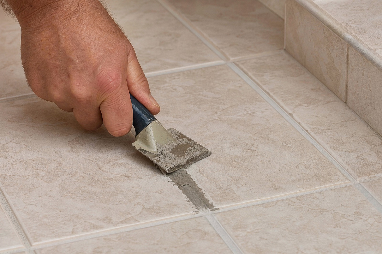 Bathroom Recaulking and Grout Repair project detail