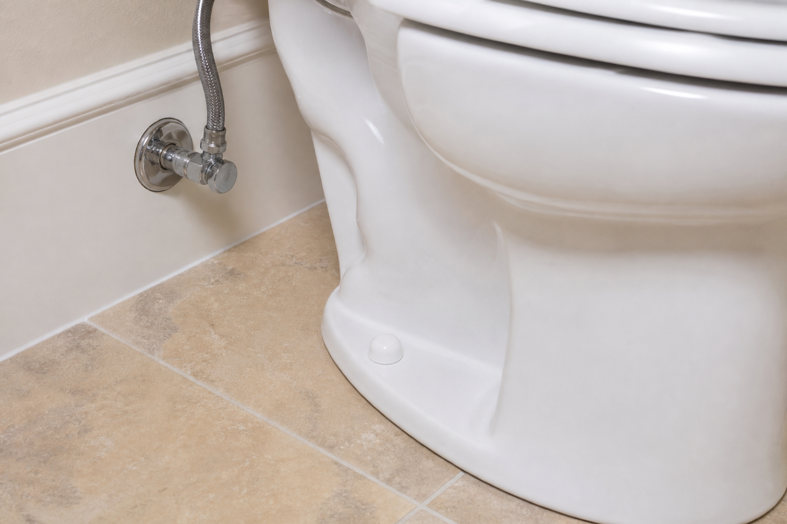 Toilet Leak Repair and New Toilet Installation detail photo