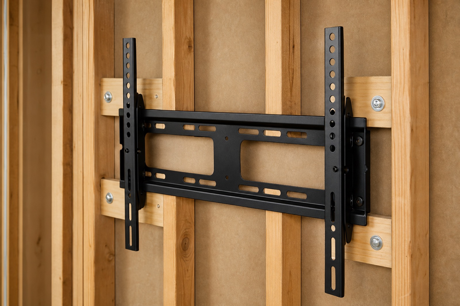 TV Mounting with Cord Concealment detail photo